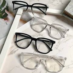 Light Blocking Clear Lens Glasses for Eye Fatigue Relief - Men & Women