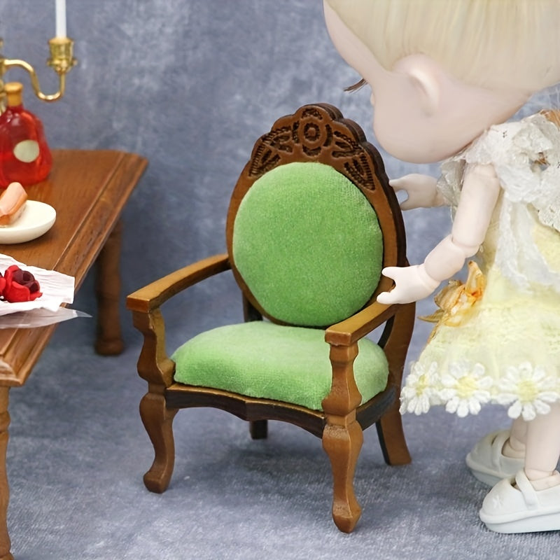 1/12 Dollhouse Chair Sofa Stool Furniture Model Toy