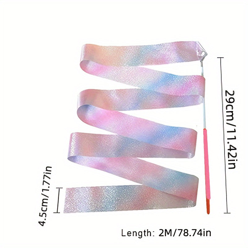 2m 4m Long Art Gymnastics Ribbon Dance And Gymnastics Training Equipment