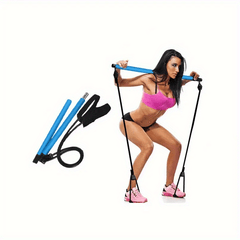 Multifunctional Yoga Bar with Resistance Band