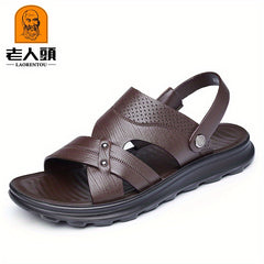 LAORENTOU Men's Wear resistant Sandals Quick Drying Comfy Slides