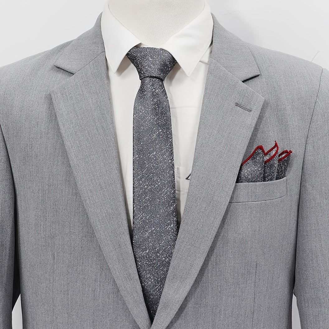 Casual Solid Tie Pocket Towel Set