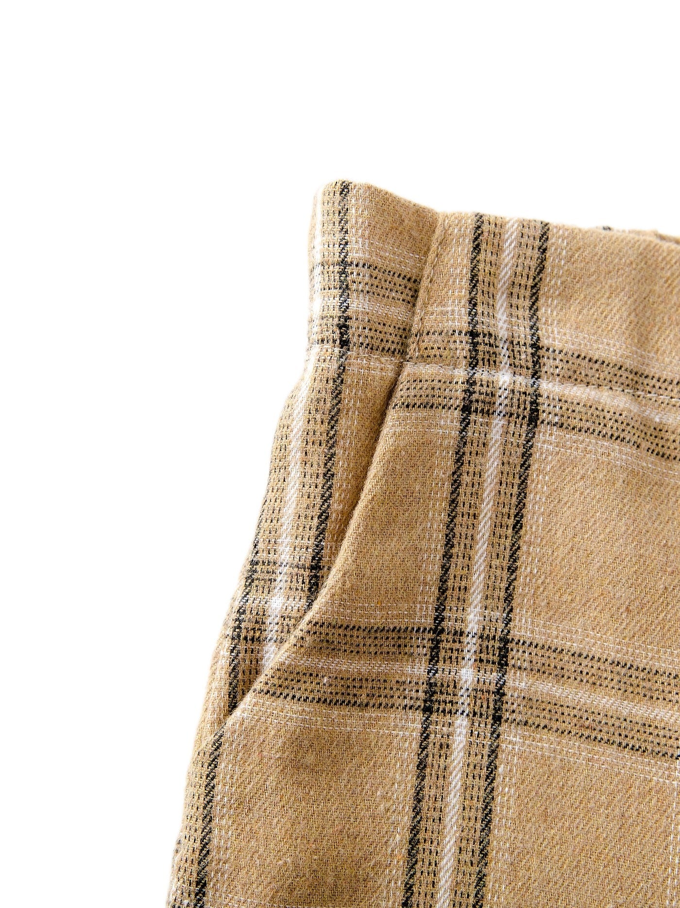 Girls Plaid Trousers, Casual Style