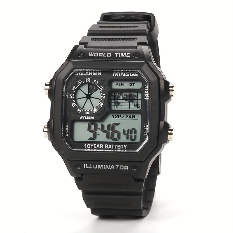 Waterproof Luminous Alarm Electronic Watch Outdoor Sports Watch