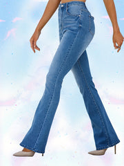Women's Flare Leg Bootcut Denim Jeans Pants