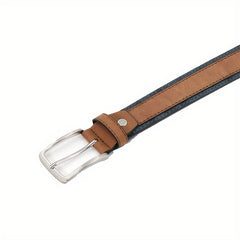 Men's PU Leather Pin Buckle Belt Casual Jeans Belt