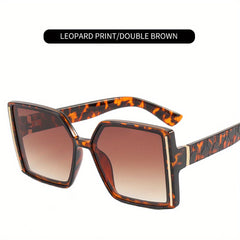 Men Square Frame Sunglasses UV Protection