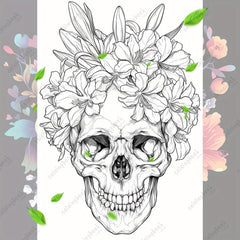 Botanical Anatomy Coloring Book for Adults Floral Heart Designs