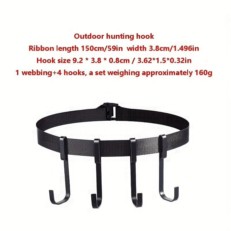 4 Piece Tree Stand Hooks Hang Your Gear Easily