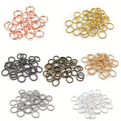 100pcs O Shaped Ring Single Iron Ring C Ring 4-12mm DIY Jewelry Accessories