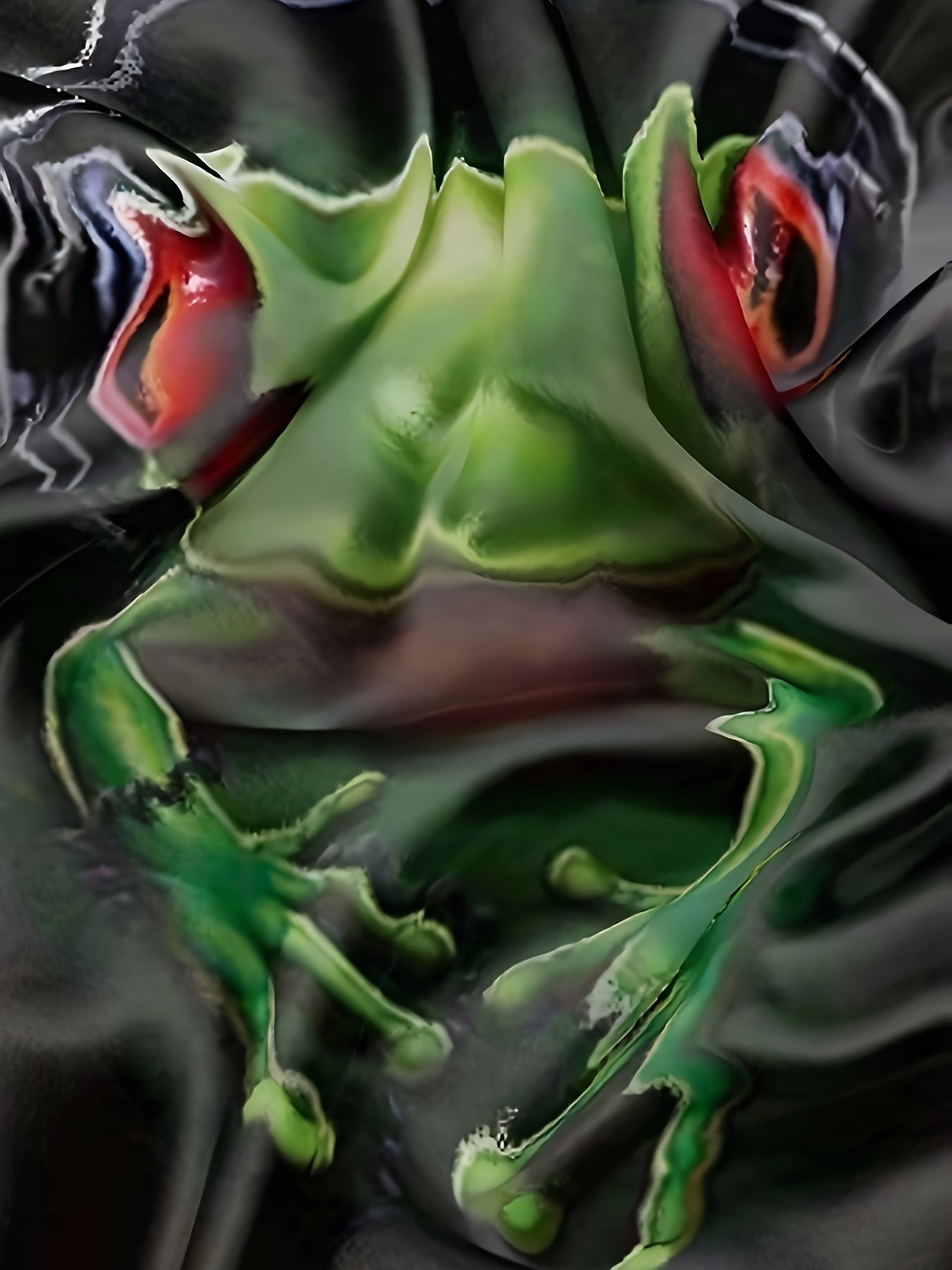 Frog 3D Print Men's Short Sleeve Tee Graphic Tee Men's Summer Clothes