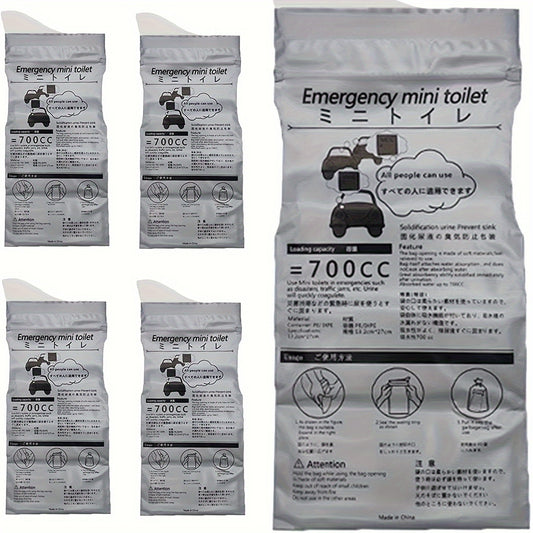 3PCS Car Mounted Emergency Urine Bag for Traffic Congestion Long Distance Travel