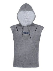 Men's Sleeveless Hooded Training Vest for Workouts and Sports