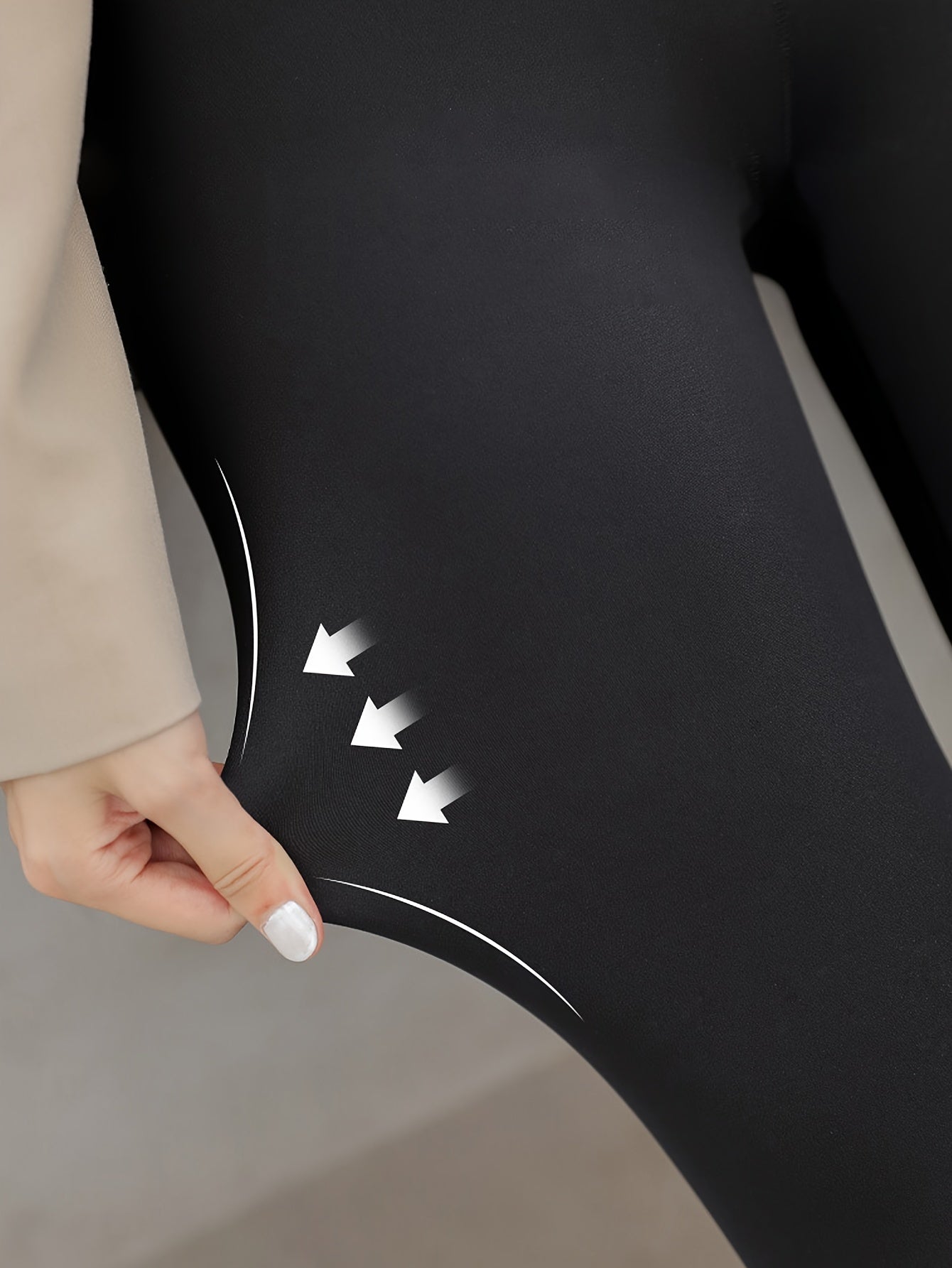 Warm Fleece Fitness Leggings High Waist Yoga Pants