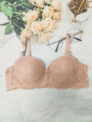 Lace Push Up Bra Breathable Tie Bra Women's Lingerie