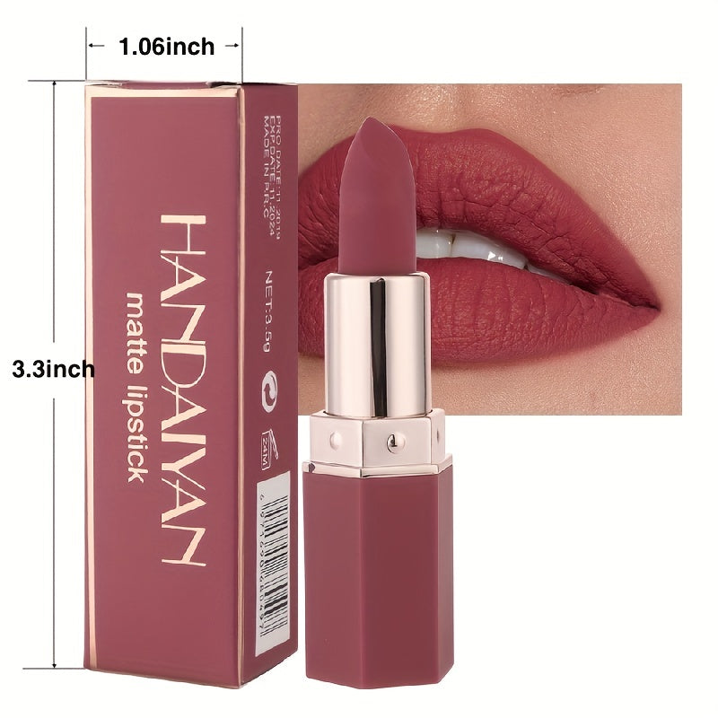 6-Piece Matte Lipstick Set Non-Stick Cup Lip Glaze