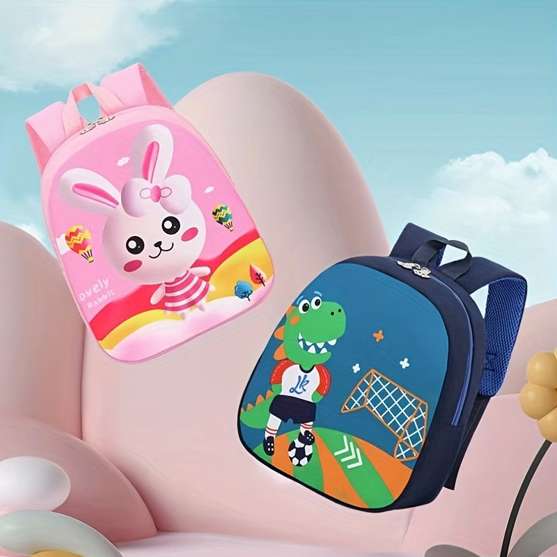 Kids' Cartoon Rabbit Dinosaur Astronaut Backpack Lightweight Breathable Bag
