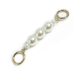 Faux Pearl Strap Extension Chain Handbag Accessories Shoulder Bag Extended Strap