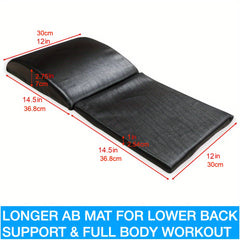 Abdominal Exercise Mat With Detachable Pad Sit Up Pad Workouts Equipment