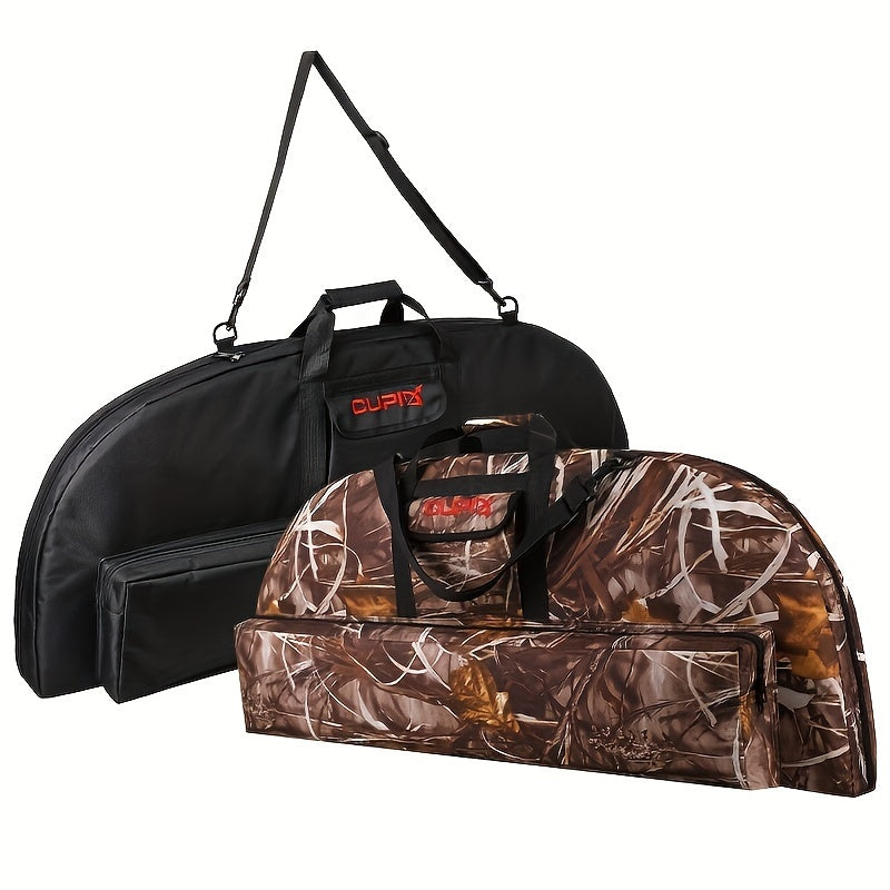 3 inch Canvas Bow Bag - Archery Equipment Storage, Dual Shoulder & Handheld