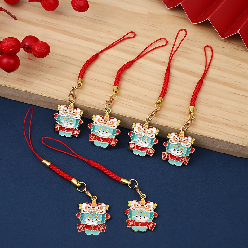 Dragon Keychain Chinese Style Year Gift Pendant Key Chain