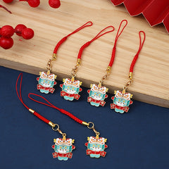 Dragon Keychain Chinese Style Year Gift Pendant Key Chain