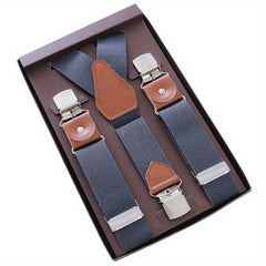 Men's 3 Buckles Y shaped Suspenders For Outdoor Party
