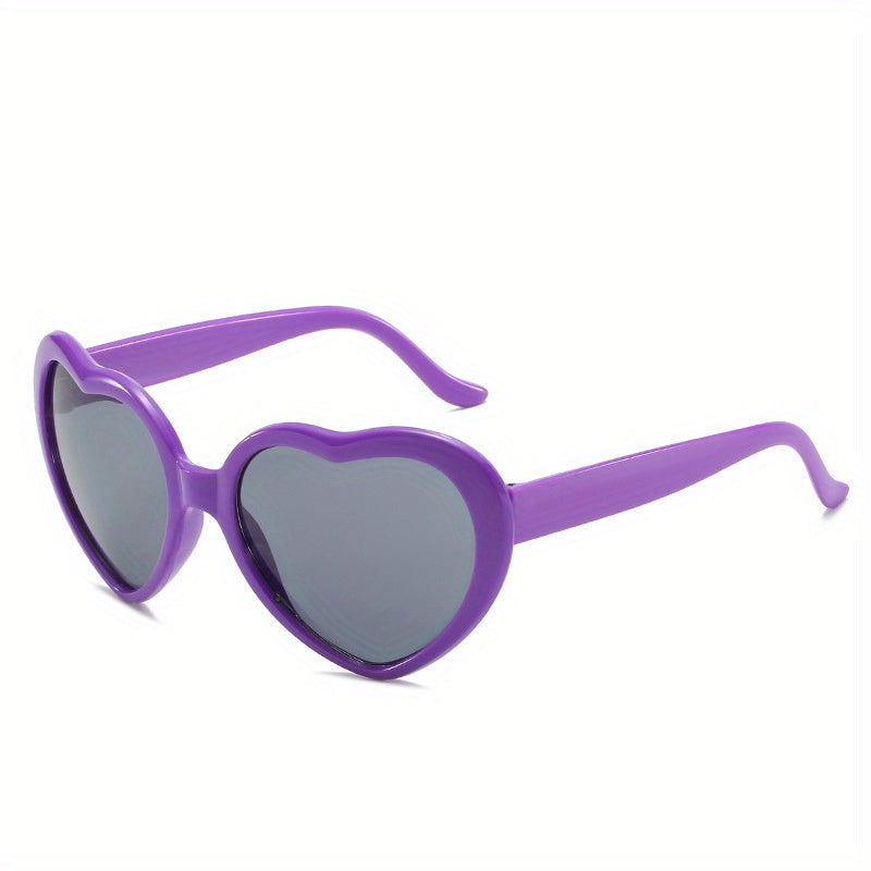Heart-Shaped Sunglasses UV400 for Women Men