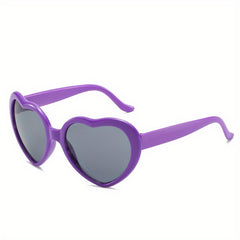 Heart-Shaped Sunglasses UV400 for Women Men