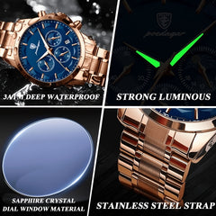 Sports Waterproof Luminous Quartz Men's Watch