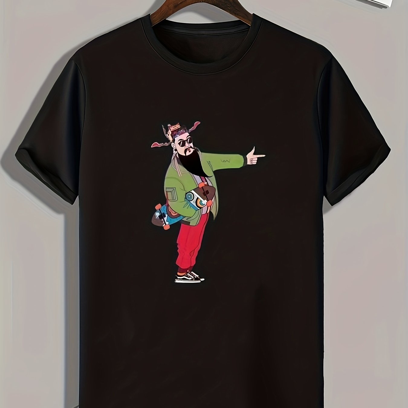 Ancient People Graphic Print Men's T-shirt for Summer