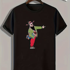 Ancient People Graphic Print Men's T-shirt for Summer