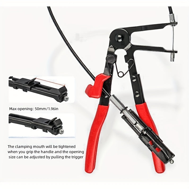 Car Water Pipe Snap Hoop Pliers Bend Wire Throat Style Pipe Ring Tool