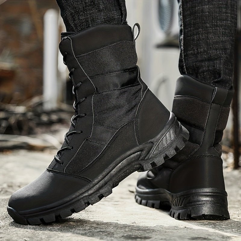 Men's Combat Boots Lace up Army Boots