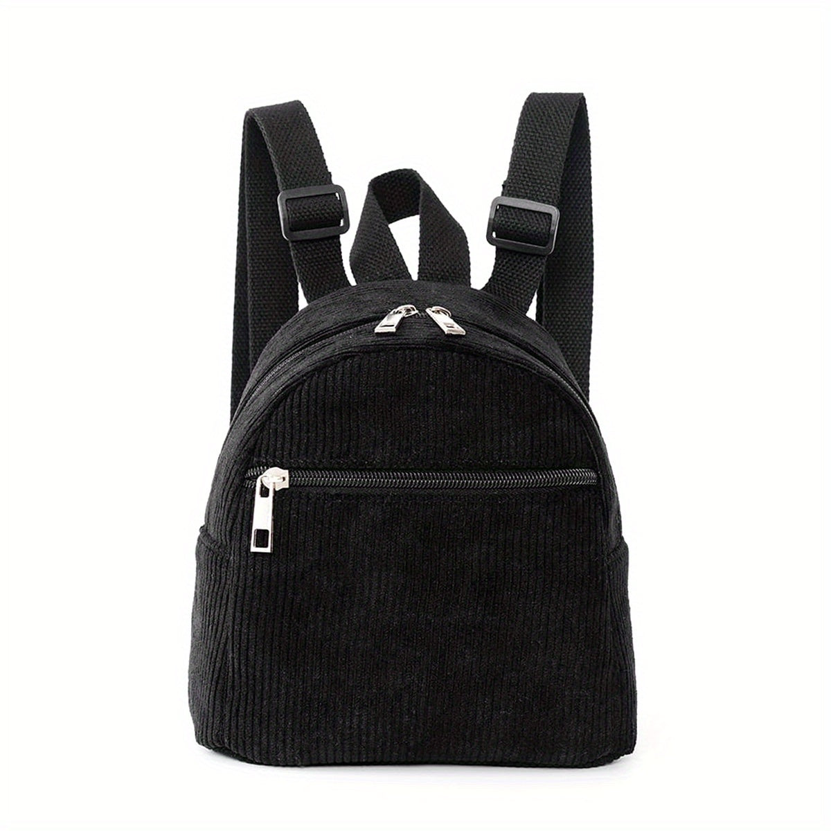Kids Mini Corduroy Solid Backpack Schoolbag