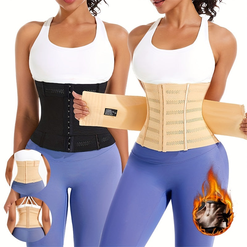 Waist Trainer Trimmer Belt Tummy Control Compression Wrap