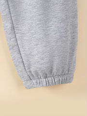 Boy's Geometric Pattern Outfit 2pcs Hoodie & Sweatpants Set