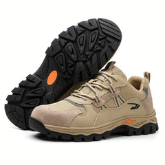 Men's Steel Toe Work Sneakers, Breathable Lace Up