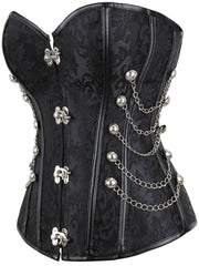 Strapless Corset Tummy Control Lace Up Body Shaper Lingerie