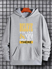 Believe You Can & You Are Halfway There Men's Hoodie
