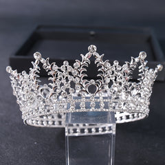 Vintage Crystal Rhinestone Bridal Wedding Crown Bling Tiara