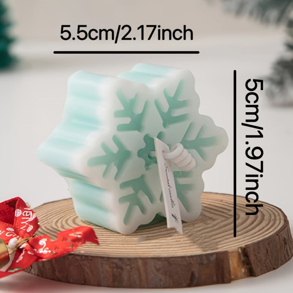 Christmas Snowflake Aromatherapy Candle Winter Decoration