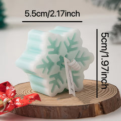 Christmas Snowflake Aromatherapy Candle Winter Decoration