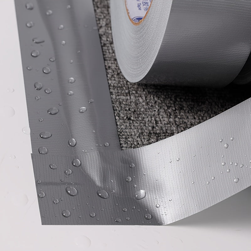 Waterproof Adhesive Fabric Tape High Viscosity Silvery Gray Tape