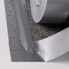 Waterproof Adhesive Fabric Tape High Viscosity Silvery Gray Tape