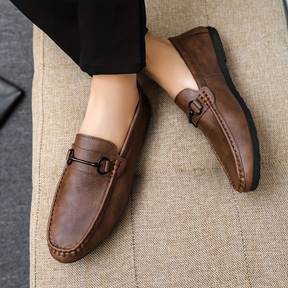 Men's Horsebit Loafers Comfy and Non Slip Smart Casual Shoes