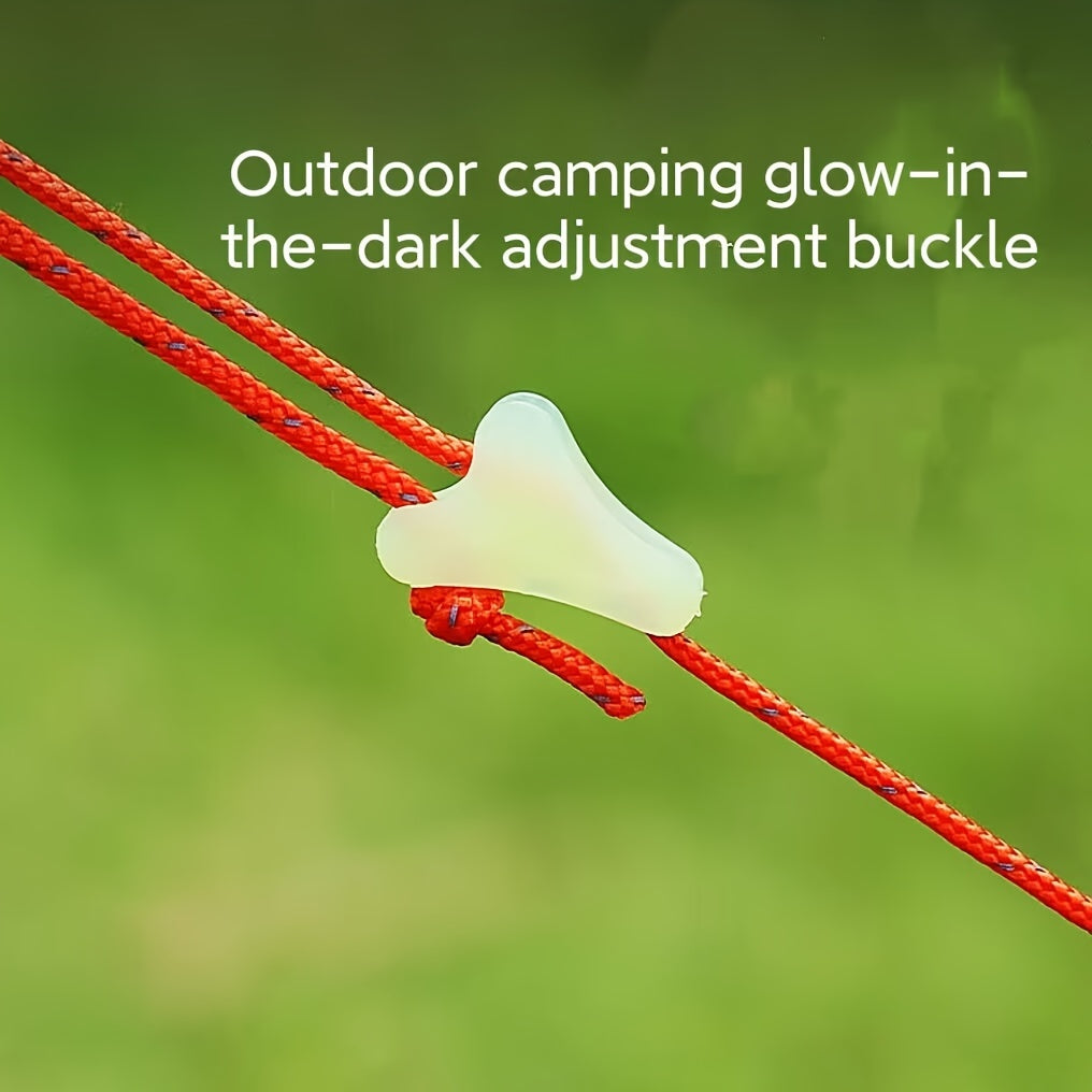 Outdoor Luminous Rope Buckles Tent Wind Rope Fluorescent Buckle