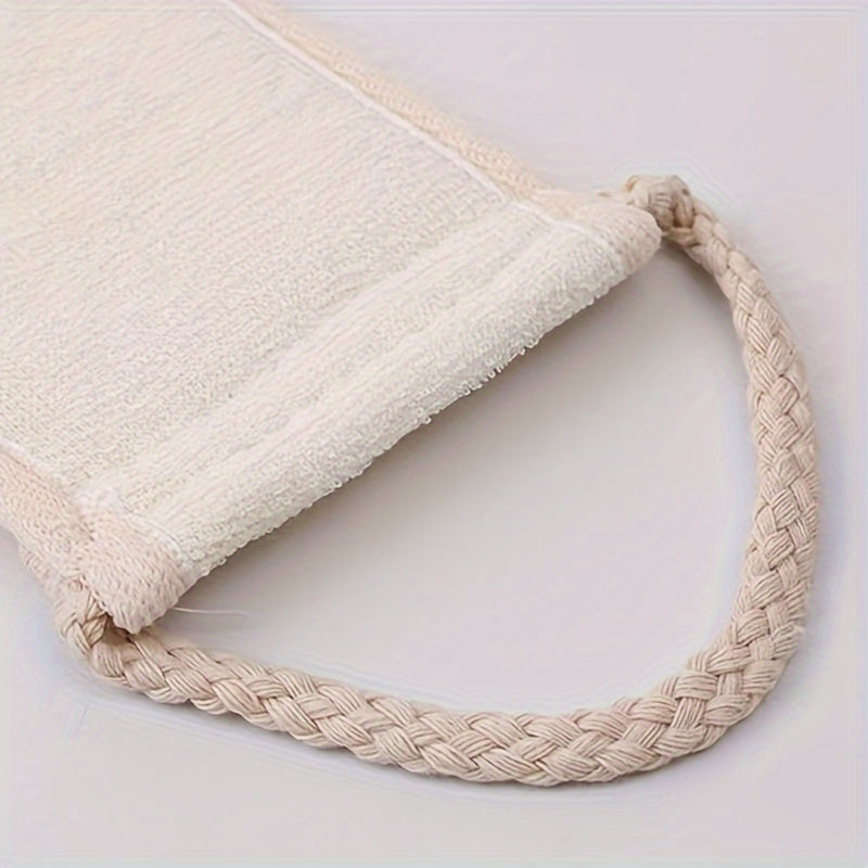 Natural Exfoliating Loofah Back Scrubber For Shower Bath Long Handle