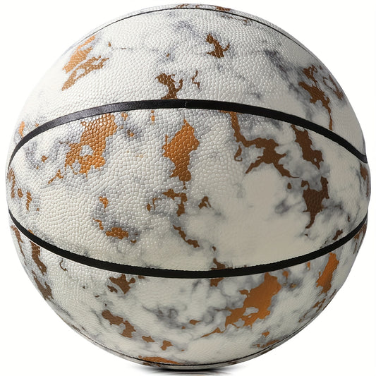 Luminous Marble Texture Basketball Size 7 for Training and Entertainment