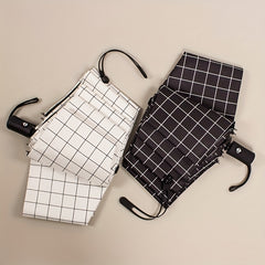 Small Fresh Lattice Umbrella Plastic Sunscreen UV Protection